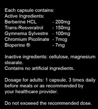 Load image into Gallery viewer, BERBERINE Plus - Sugar Control